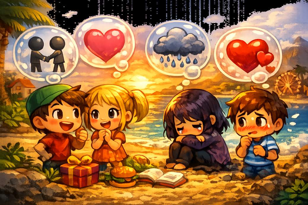 What does each Bubble mean in Tomodachi Life: A Dream Life?