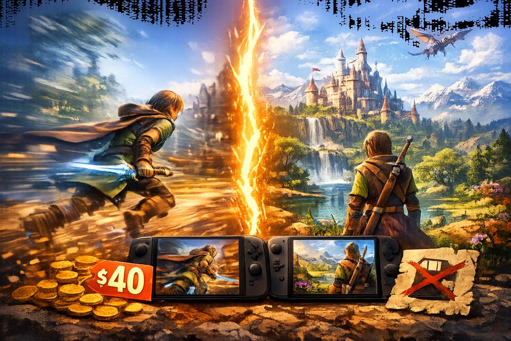 Dragon Quest XI S on Switch 2 — Smooth or Pretty? (and a $40 Plot Twist)