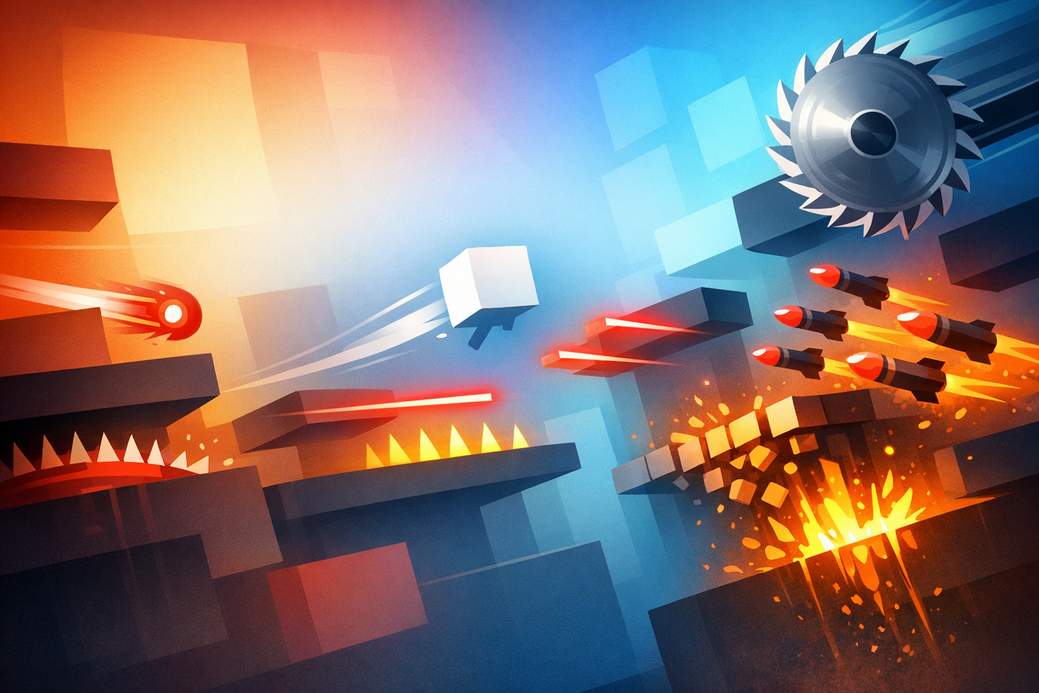 Flat Heroes — Tiny Square, Huge Deal: €0.99 on Switch