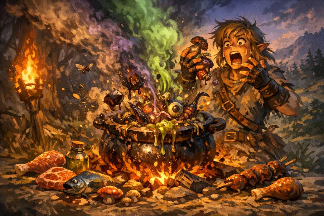 All the recipes in Zelda: Breath of the Wild