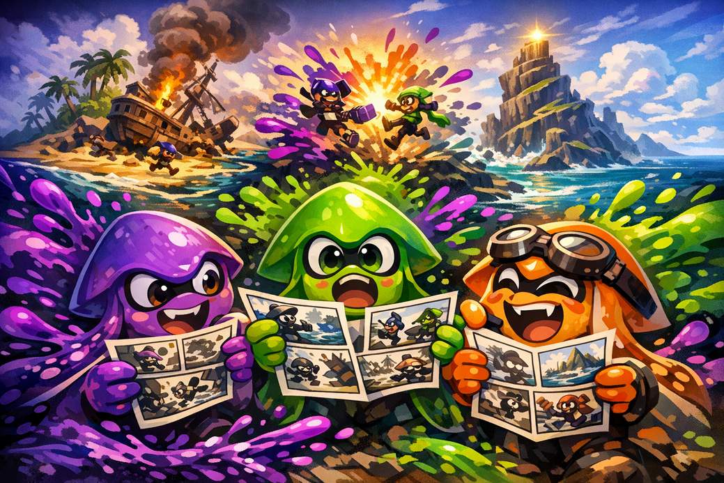 Splatoon Raiders Comic Episode 1 — Surimi Clan’s 30-Day Countdown