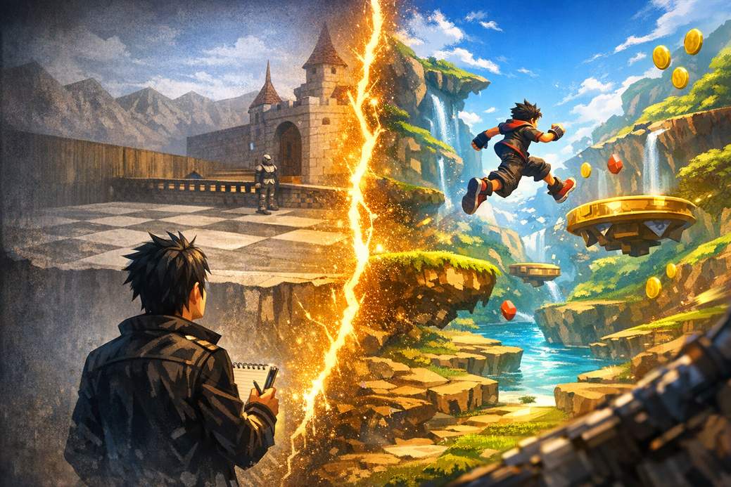 When Mario Taught Nomura to Run Free (in 3D)
