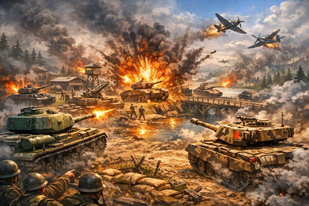US Conflict – Tank Battles Lands Free on Switch: Tanks, Turrets, and Tomfoolery