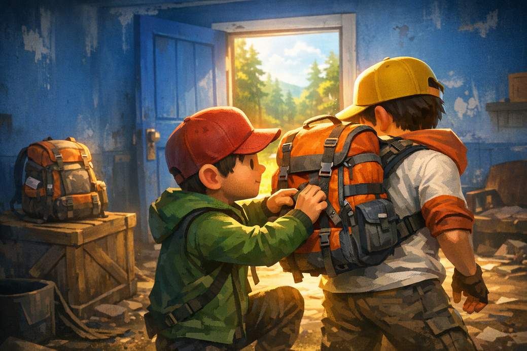 Where to Find Backpacks in Big Walk