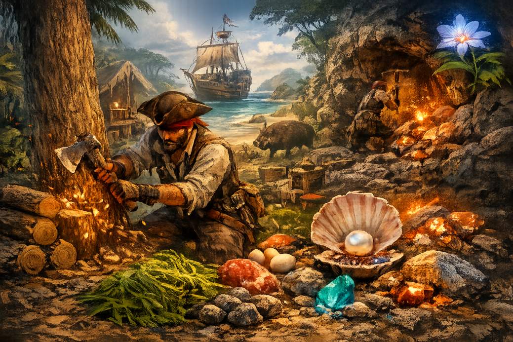 Windrose Materials Guide — What, Where, and Why (A Pirate’s Cheat Sheet)